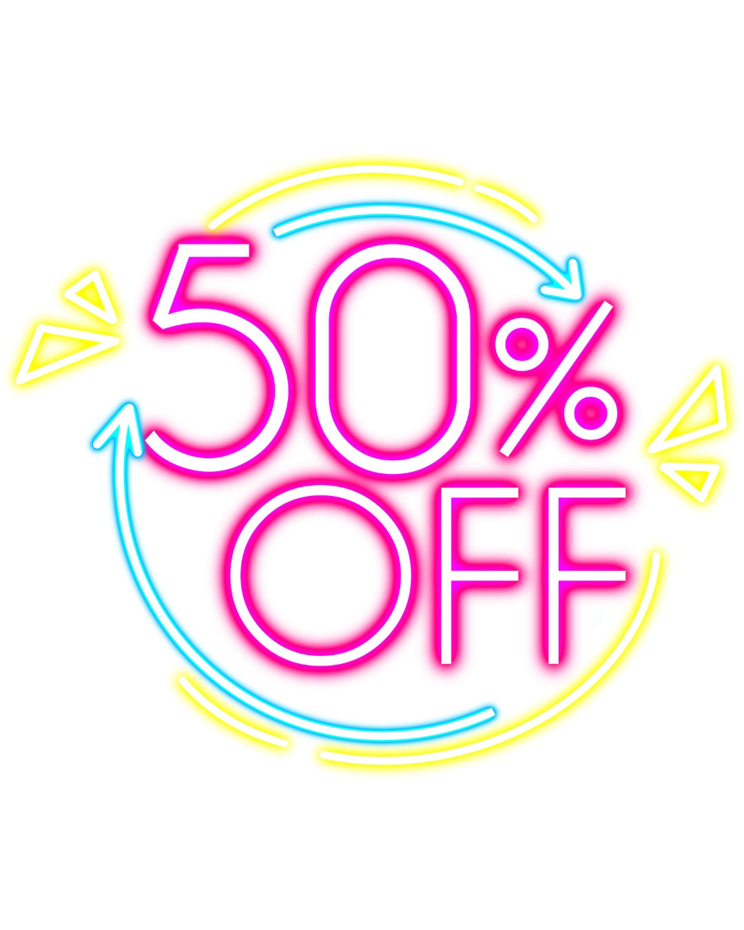 50% off