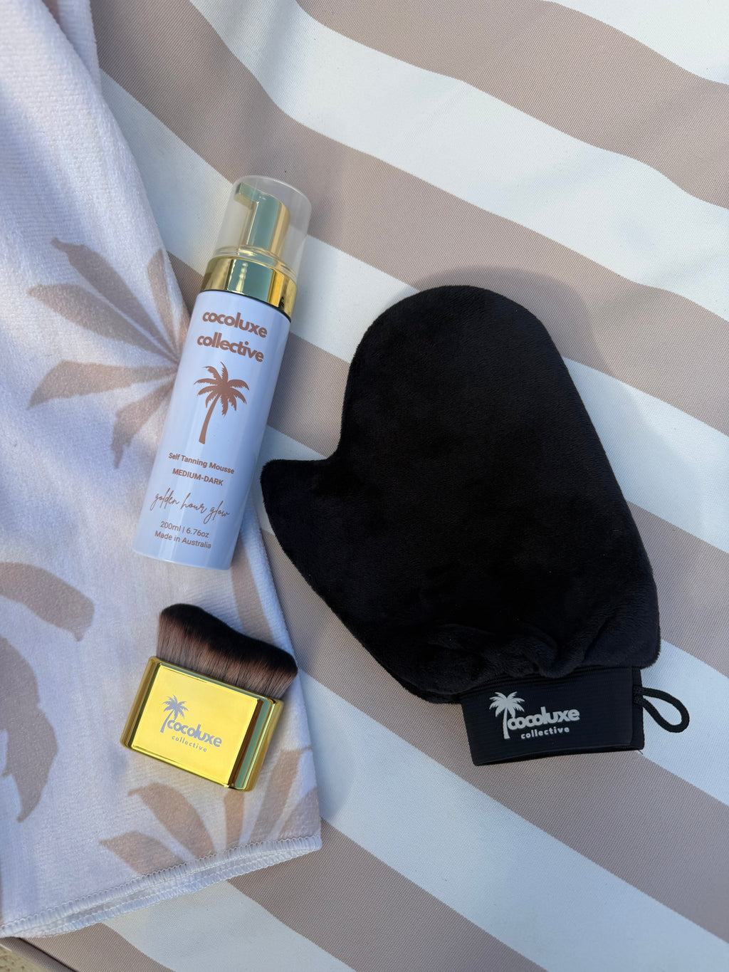 THE GLOW RITUAL — TAN APPLICATION SET