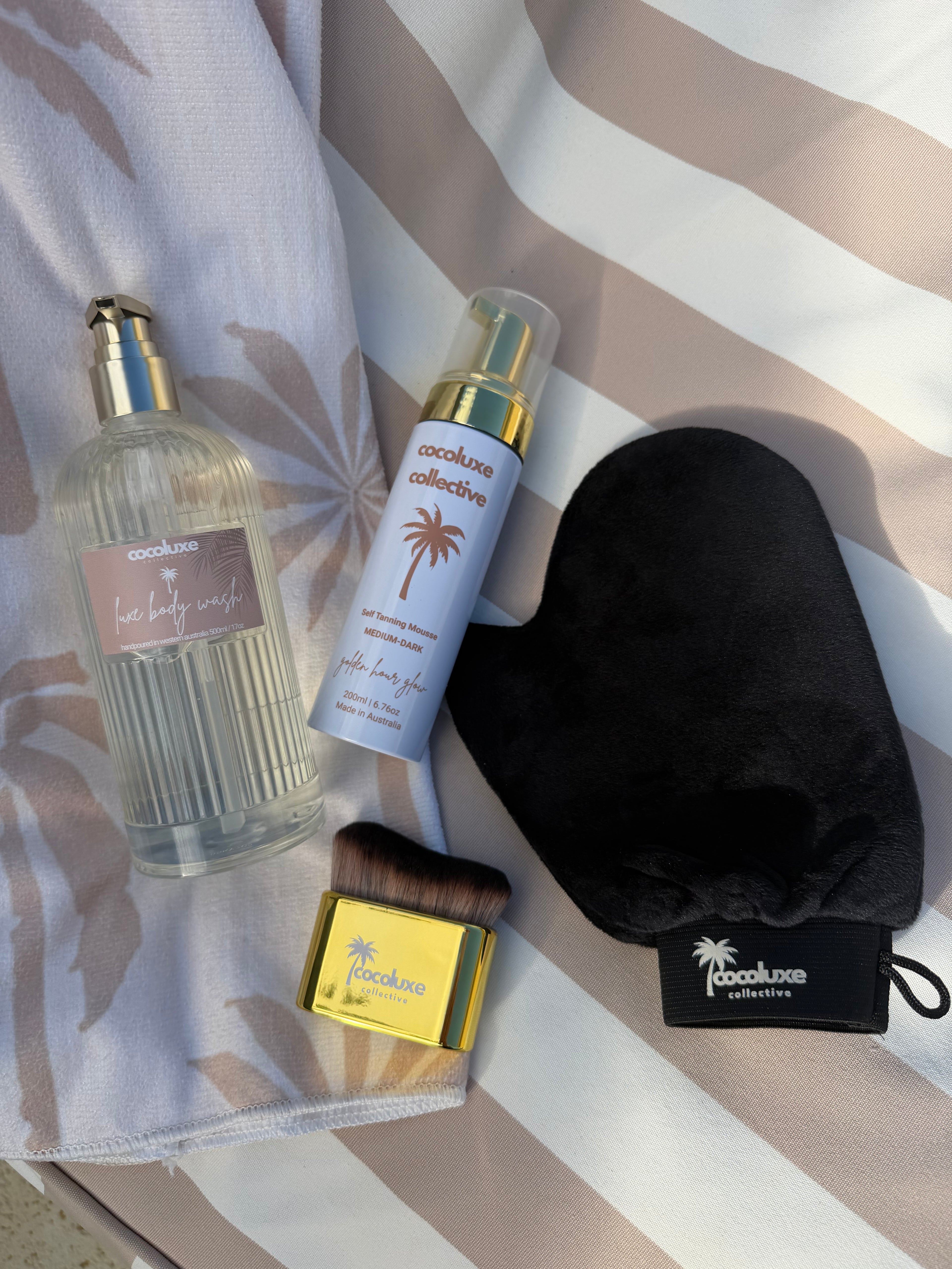 THE FULL GLOW RITUAL — TAN APPLICATION & PREP SET